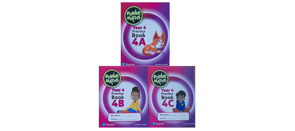 Power Maths year 4 practise book bundle 4A 4B 4C