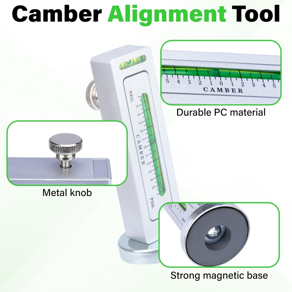 Sixzoo Wheel Alignment Tool, Universal Camber Adjustable...