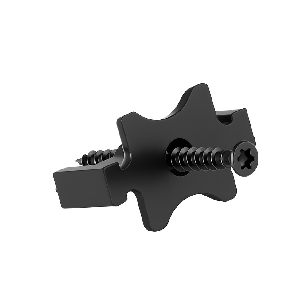 VEVOR 900PCS Hidden Deck Fasteners for Composite Decking Universal T Clips Black