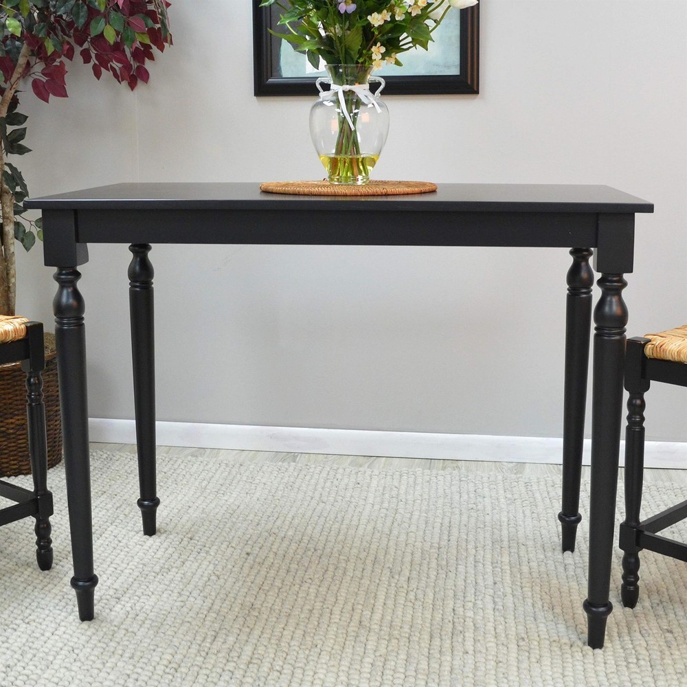 Carolina Classics Frederick Bar Table in Antique Black