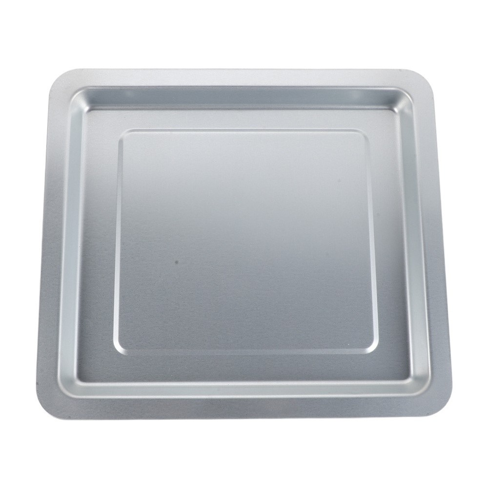 Metal Baking Pan Fried Chicken Strainer Tray Iron Rectangular Dish