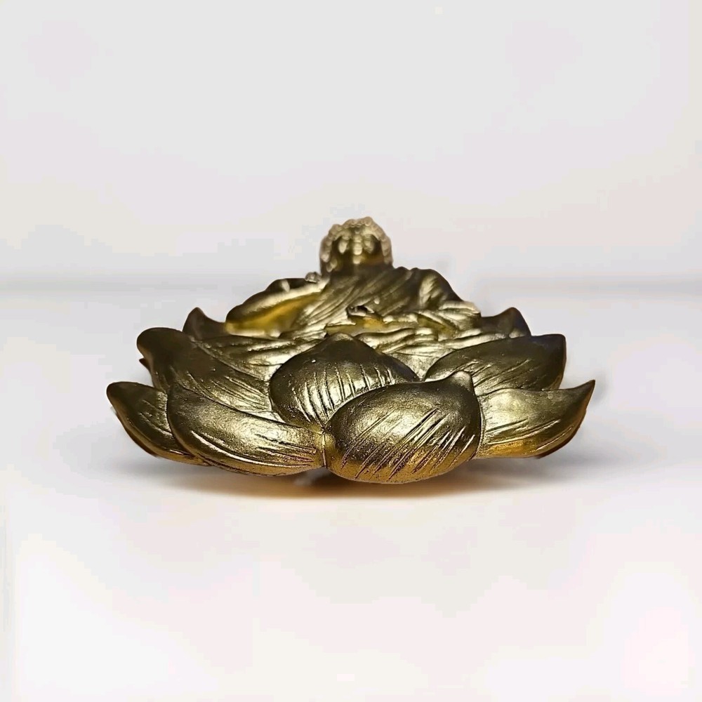 Golden Buddha Incense Holder