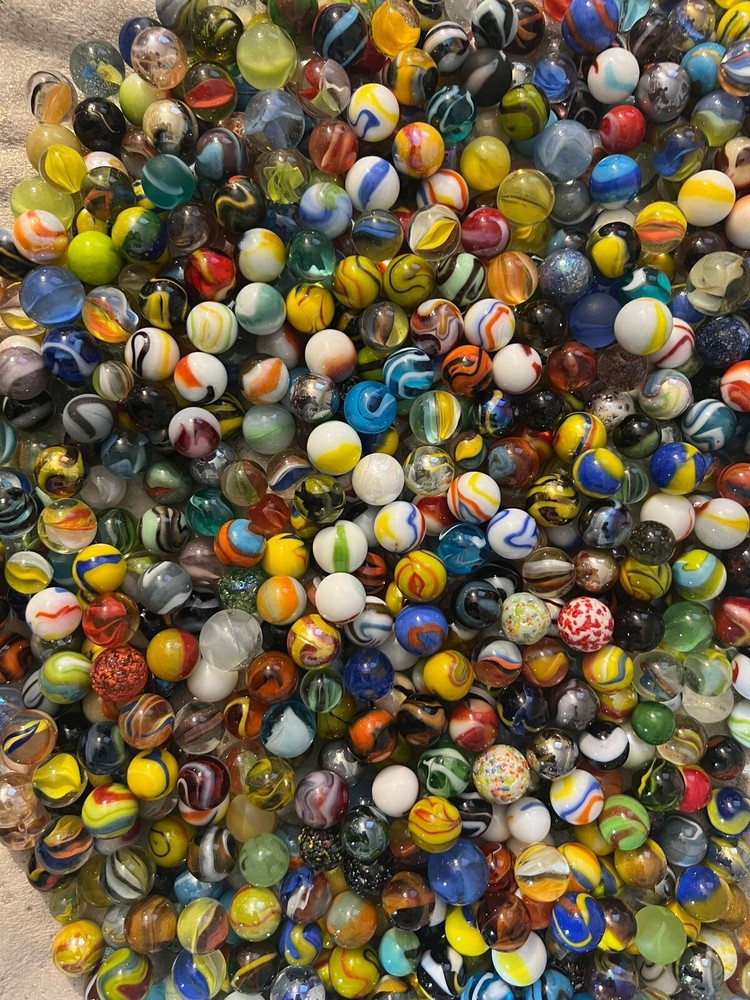 Marbles Lot Of 30 Different