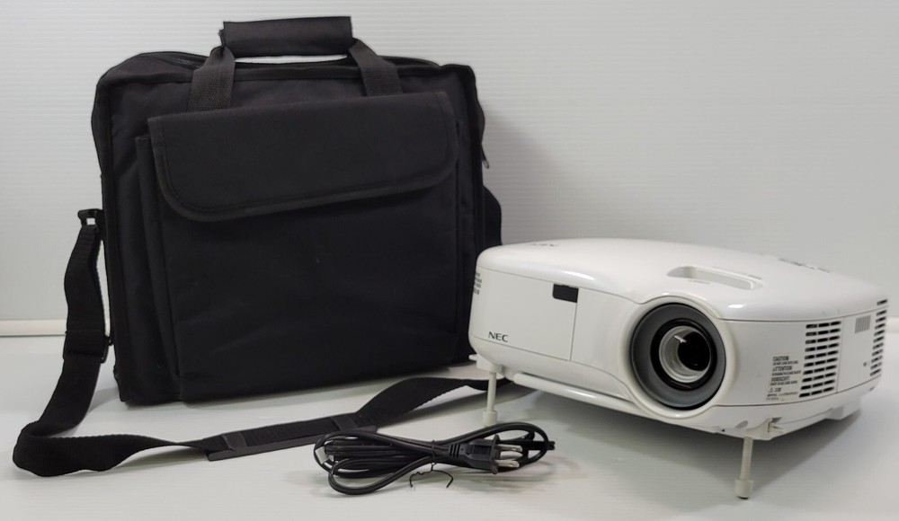 *A) NEC Model LT280 XGA Portable Conference Projector with Carry Bag