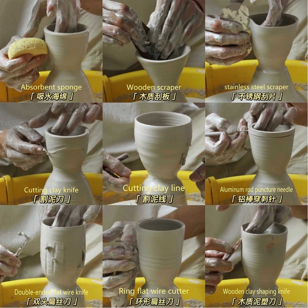 Langqun Clay Sculpting Tools,23Pcs Pottery Tools Kit, Polymer Clay Tools,Pott...