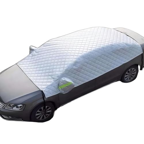 Thickened Large Car Windshield Snow Cover with Securing Straps & Side Mirror