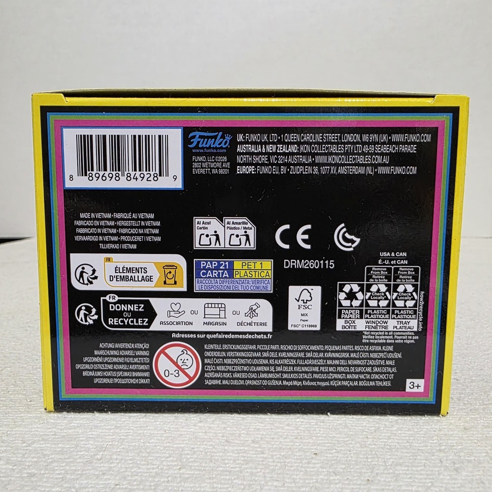 Funko Pop! Scream - Ghost Face #1607 (Black Light) - EE Exclusive With Protector