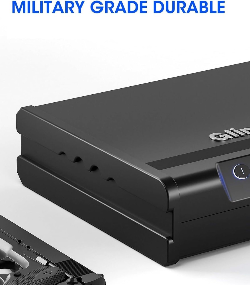 Smart Biometric Handgun Safe - Secure Storage with Quick Fingerprint Access