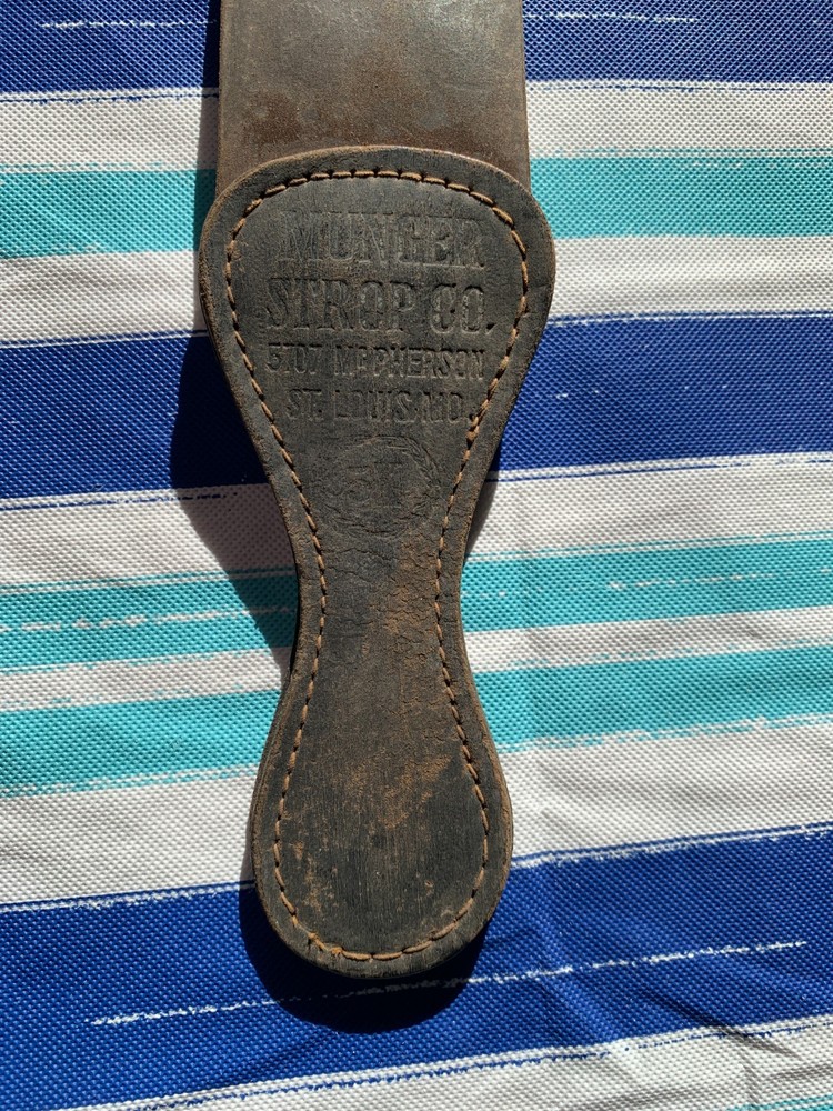 Vintage Munger Diamond Hone Strop