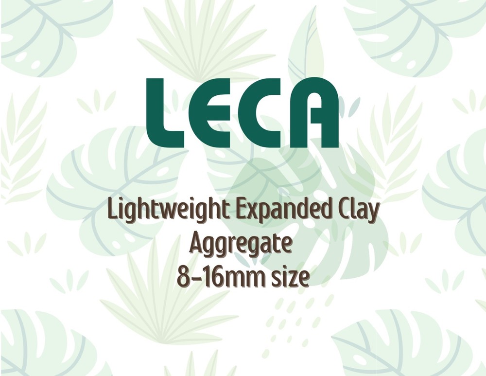 1/2 GAL LECA Semi-Hydro Substrate | Lightweight Expanded Clay Aggregate | 8-16mm