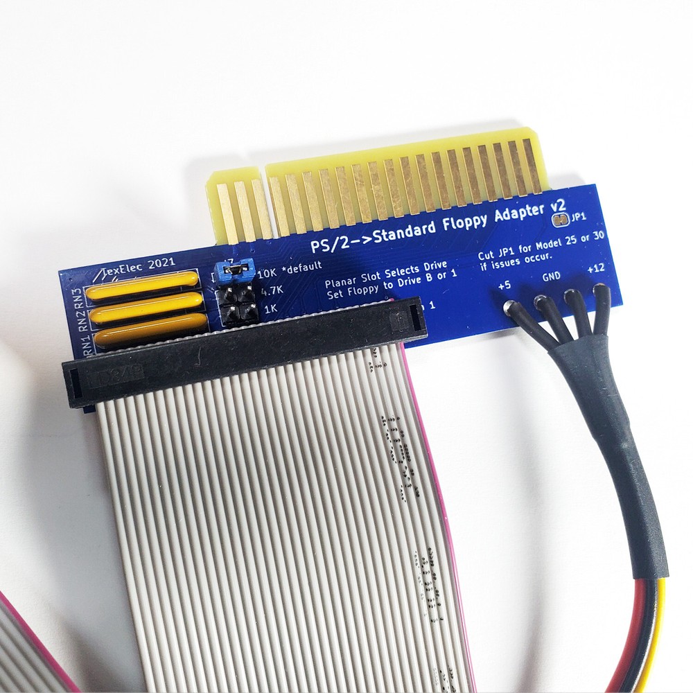 IBM PS/2 to Standard Floppy Adapter by TexElec