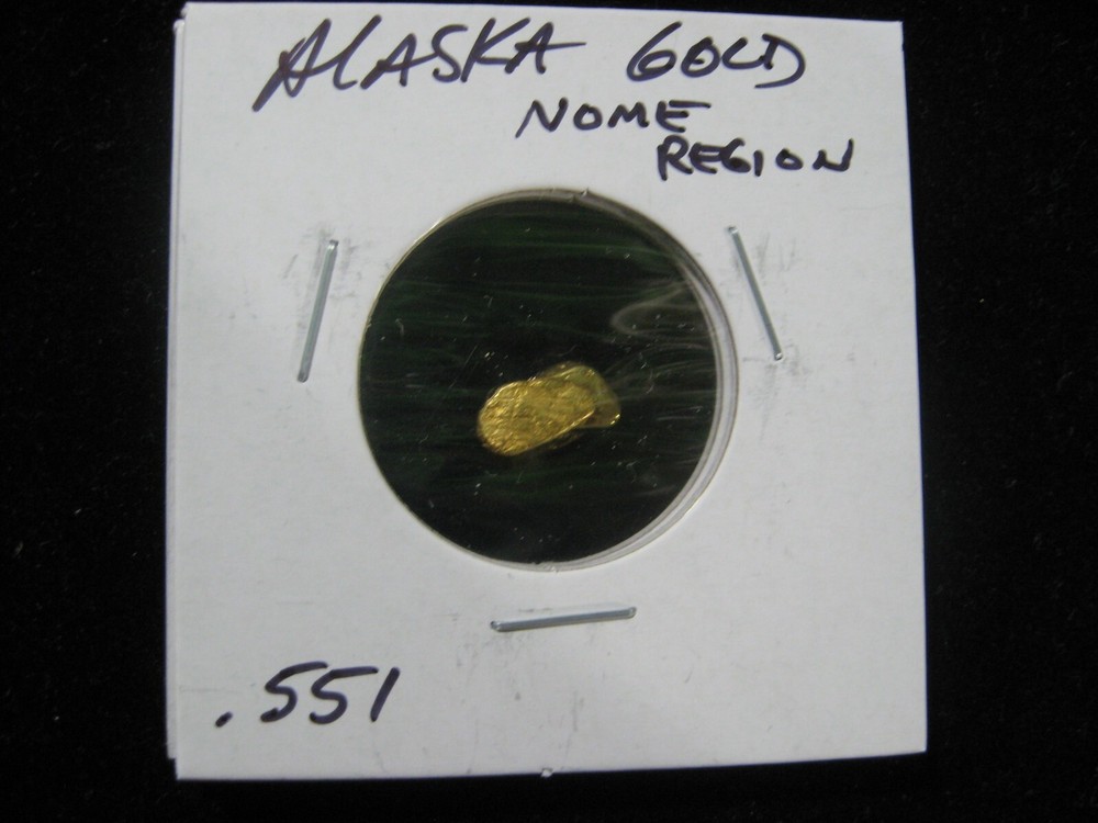 ALASKA GOLD NOME AREA .551 GRAM