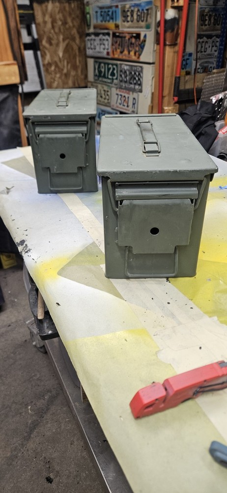 Military Surplus M2A2 Ammo Cans.