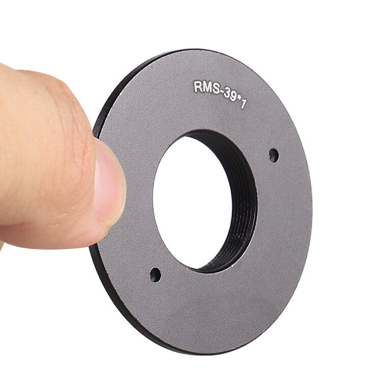 RMS-M39 Flange Adapter RMS Thread to M39 x1 mm for microscope objective