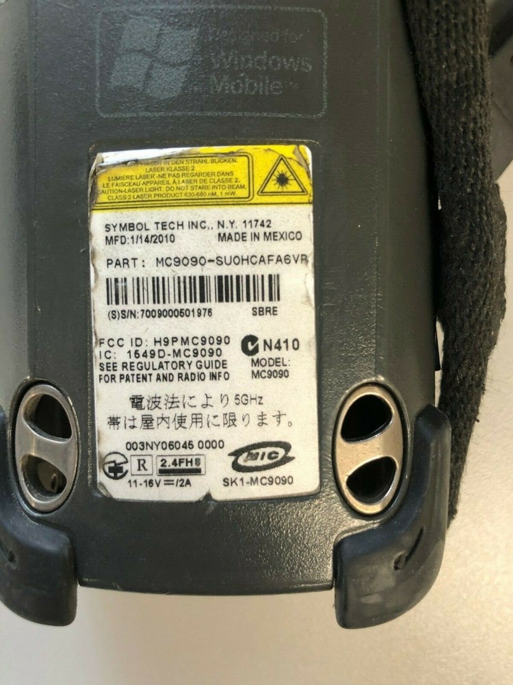 Symbol Motorola MC9090-SU0HCAFA6VR Barcode Scanner