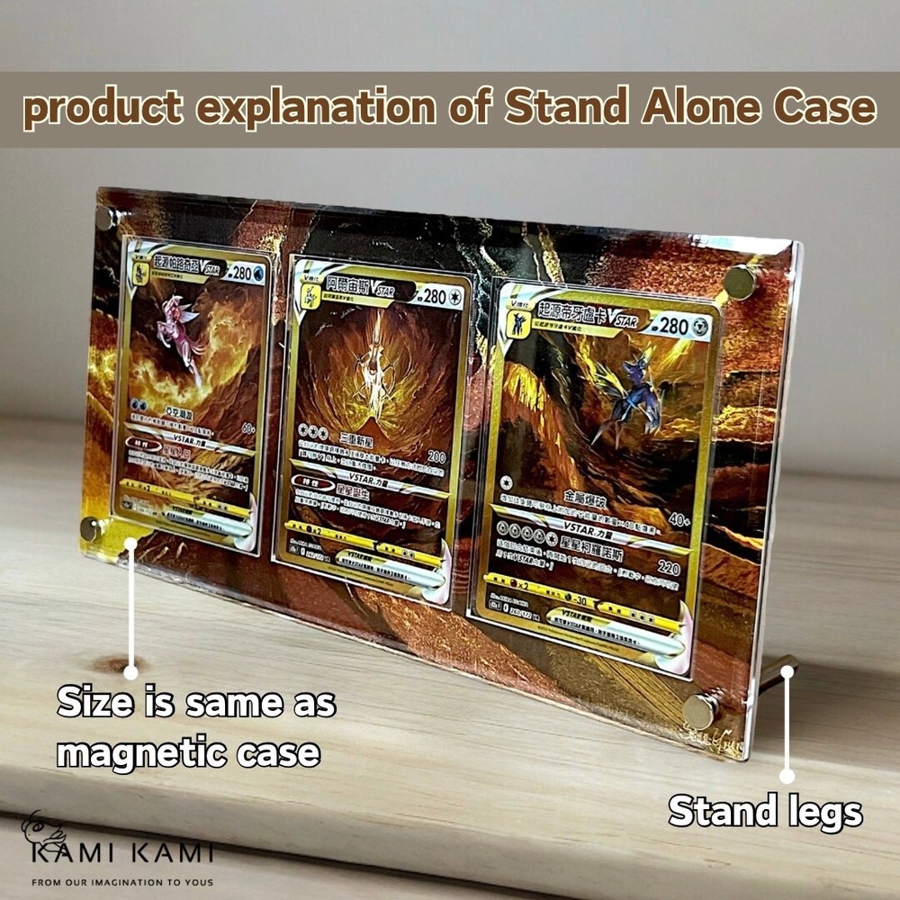 Pidgey AR Pidgeotto AR Pidgeot SAR Evolution Set Custom Card Display case