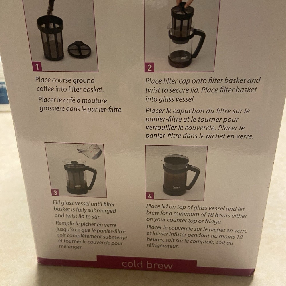Bialetti 12 Cup Cold Brew Coffee Maker NEW In Box Kitchen Home