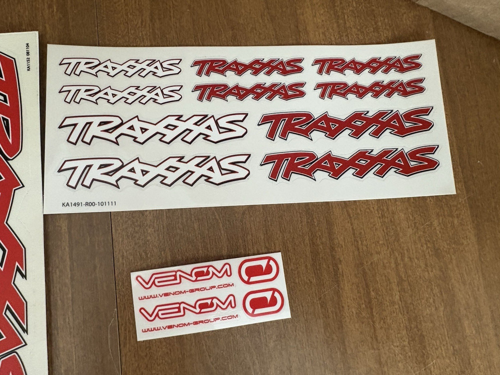 Vintage Traxxas Decal Sheets RC Models