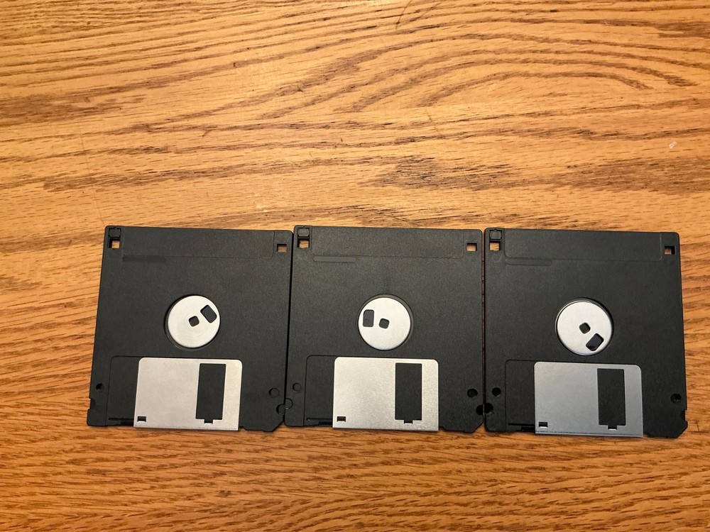 MICROSOFT MS-DOS 6.0 UPGRADE DISCS (3) 3.5"