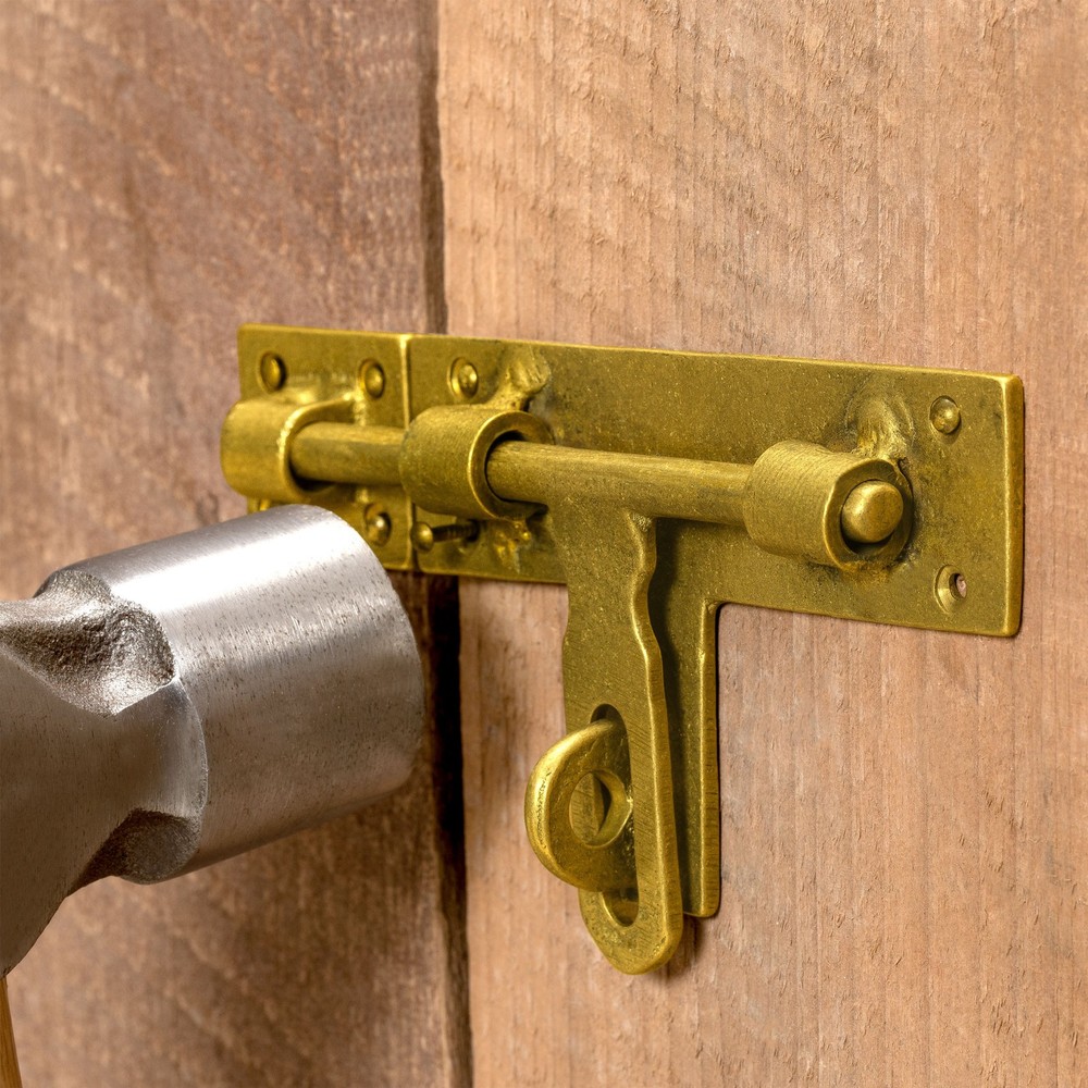 Hardware Philosophy Lockable Slide Latch Bolt Receiver 6"
