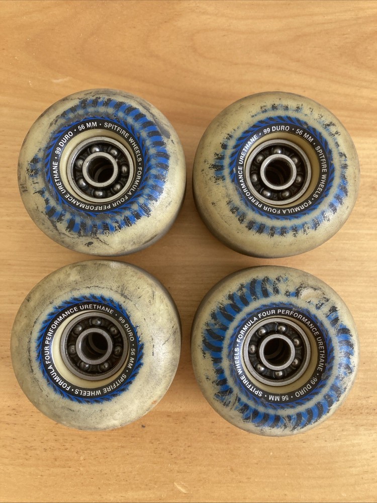 56mm 99d Spitfire Wheels Formula Four Classics Skateboarding Bones Bearings