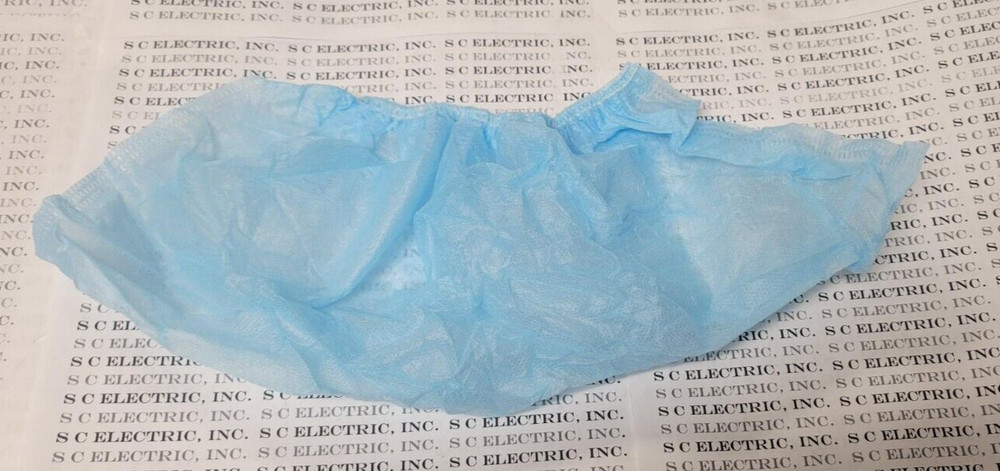 SHOE COVERS ELASTIC PROTECTIVE OVERSHOES - 100 COUNT