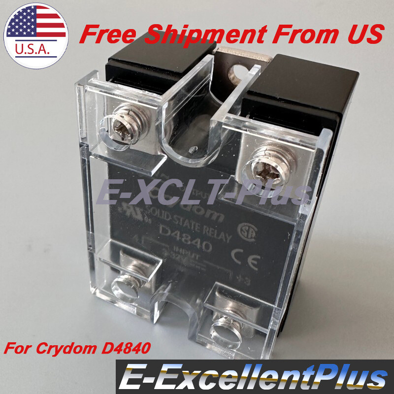 1PCS SSR Solid State Relay For Crydom D4840 Output 480VAC 40A Input 3-32VDC