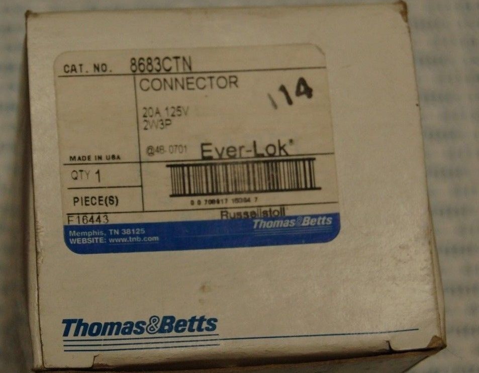 Thomas & Betts 8683CTN Ever-Lok Connector
