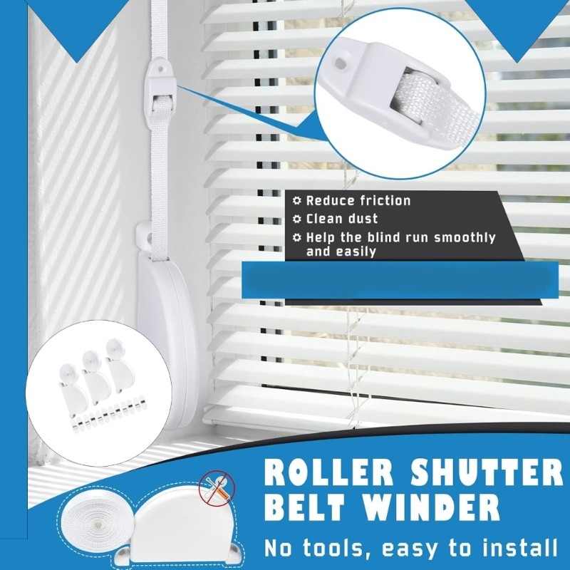 Window Shutter Strap Winder Belt Guide Professional Take up Box Easy to Use