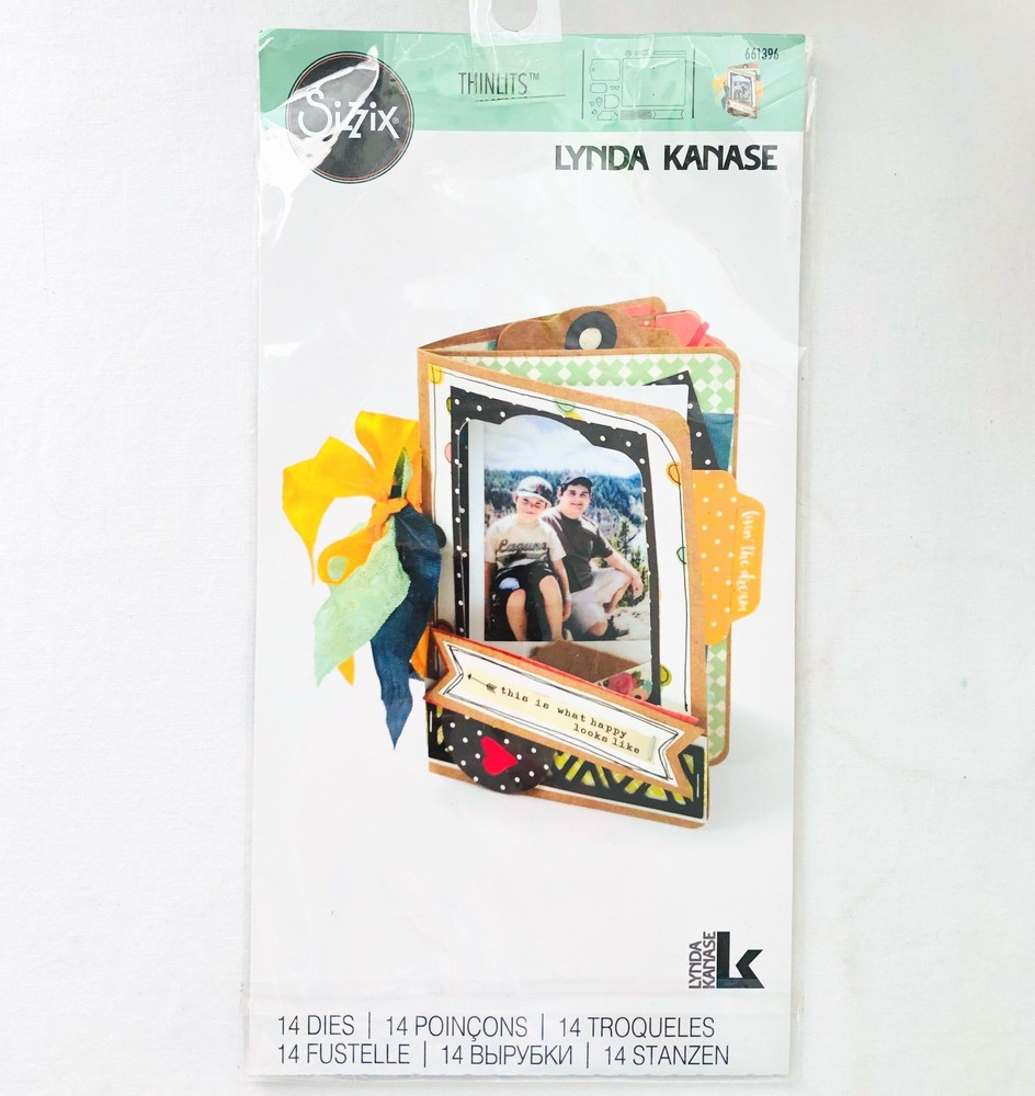 Sizzix Thinlits Art Journal Scrapbook Die Lynda Kanase 661396