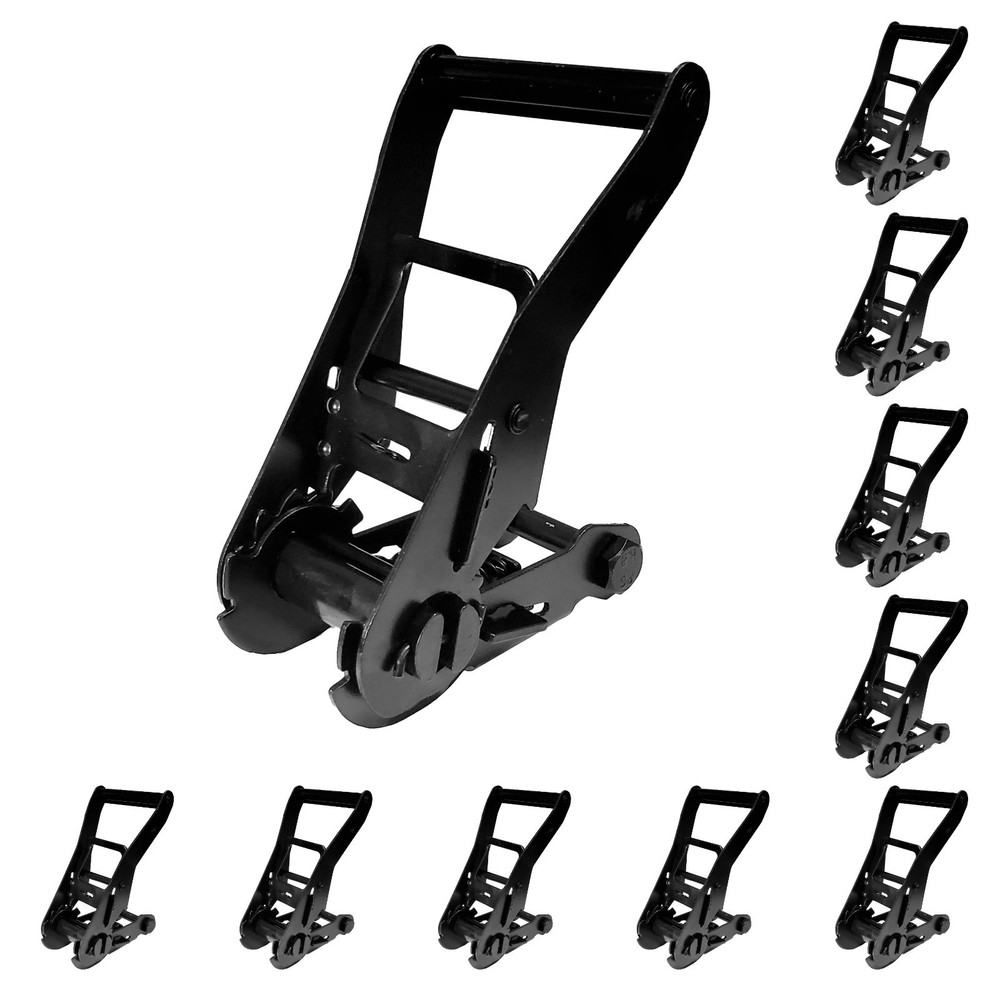 Mega Cargo Control 2" Replacement Standard Ratchets Black Coated 10-Pack
