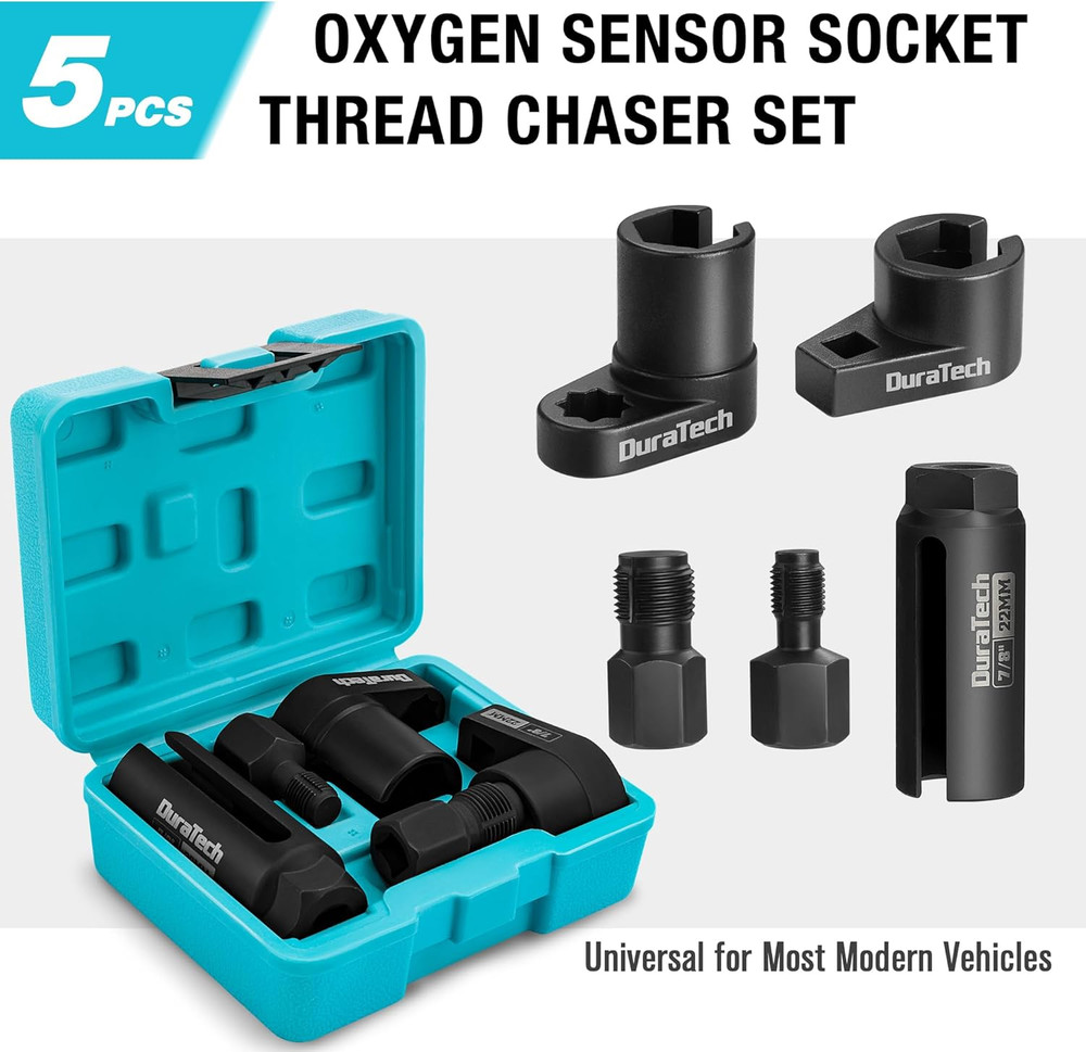 Kit de 5 Dados para Sensor de Oxigeno de 22mm Herramientas para Remocion