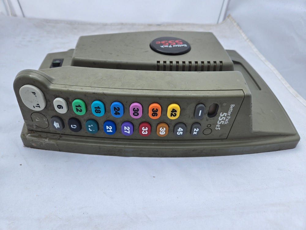 Better Pack 555e Keypad Assembly w/ Cover (UNTESTED, DISCOLORED, MISSING BUTTON)