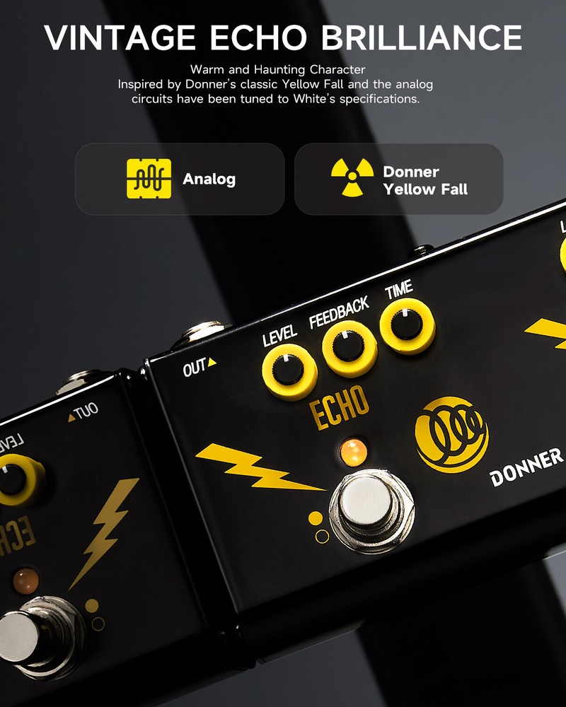 Third Man Hardware X Donner Triple Threat Analog Multi-Effect Pedal