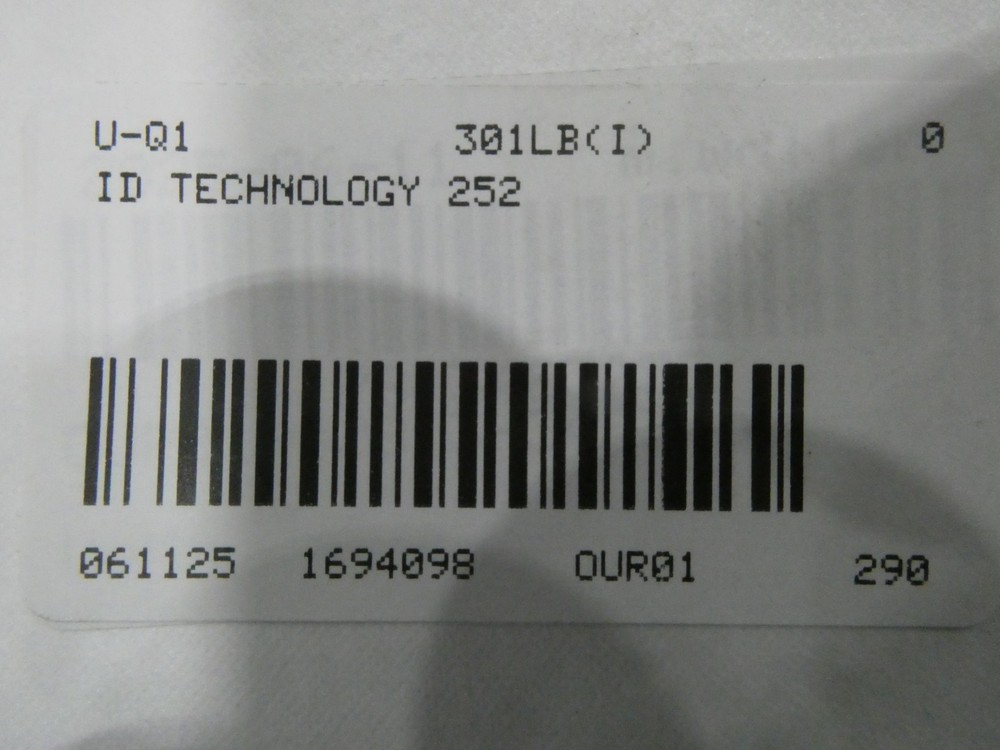 Id Technology 252 Zebra Ze500 Printer Applicator 100-240v-ac