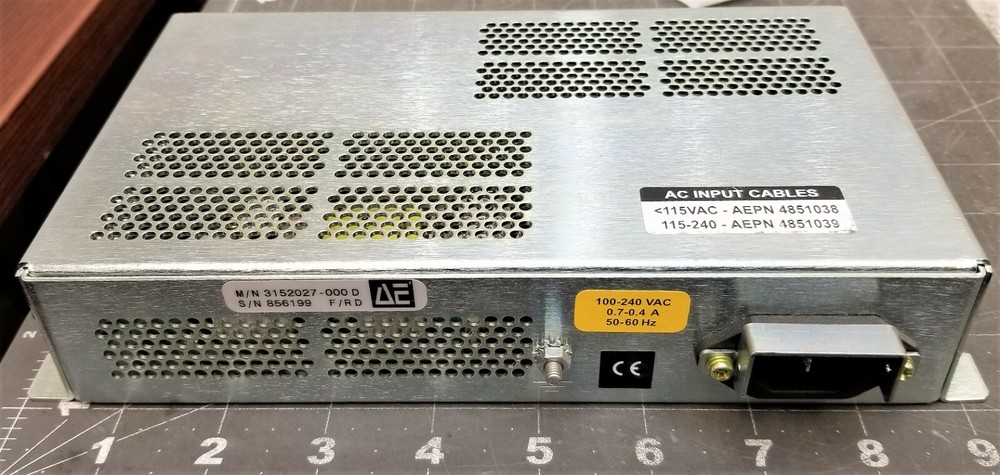 ADVANCED ENERGY SYNC PULSE OPTICAL TRANSCEIVER 3152027-000-D [A10B3]