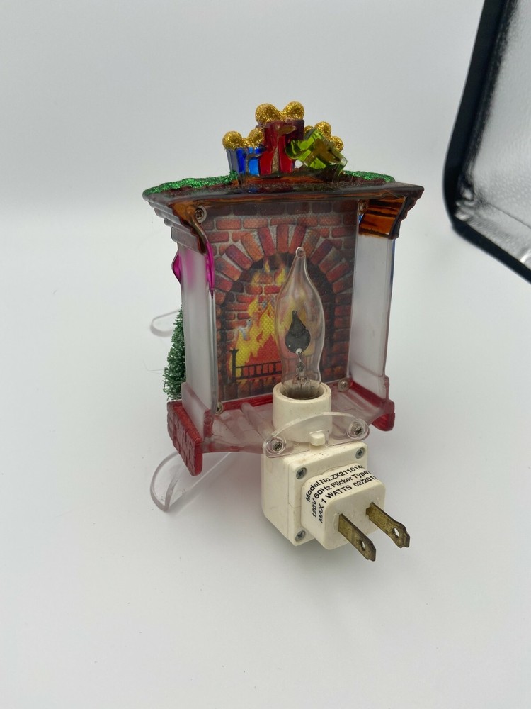 Midwest Christmas Santa at Fireplace Night Light