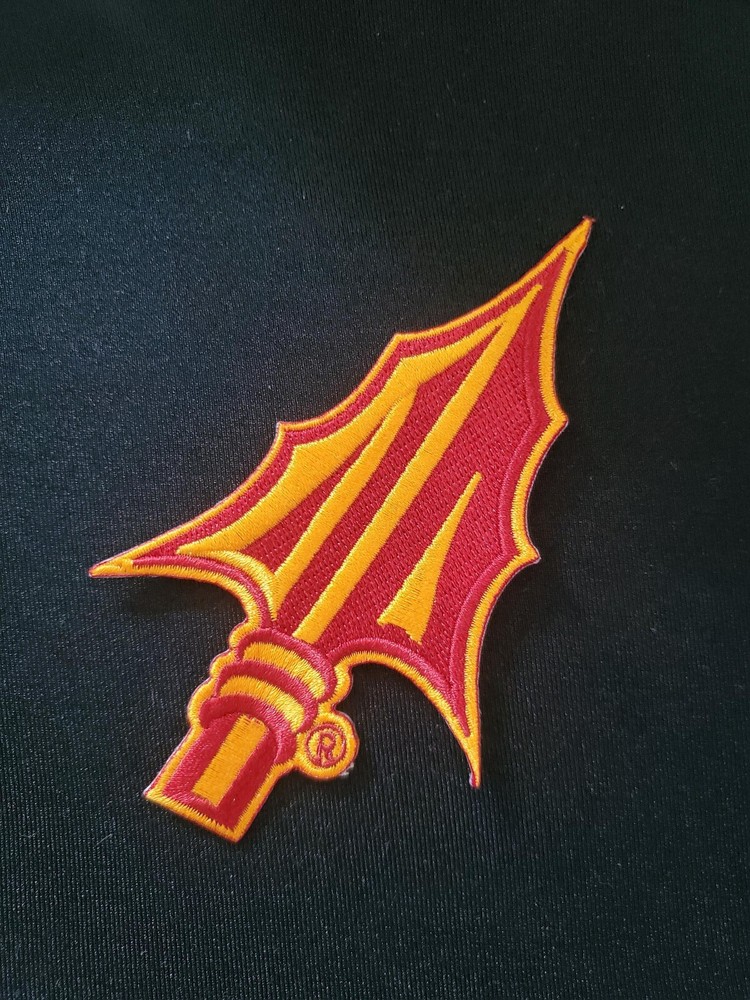 Fsu Spear Patch. Fully Embroidered. Iron On Backing. 4"x 2" Patch.