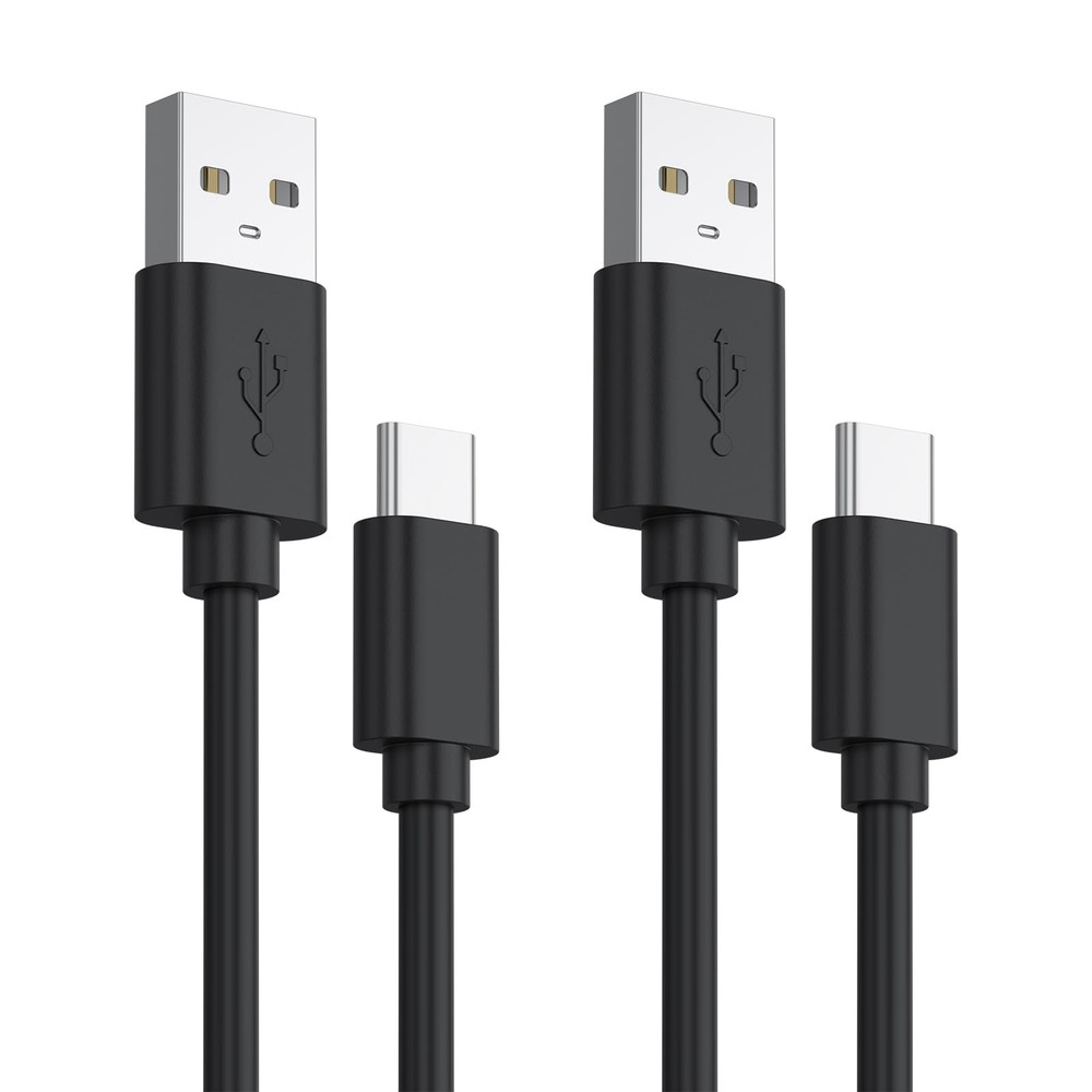 Meliya 2 Pack PS5 Controller Charger, 3.3ft Replacement USB C Charging