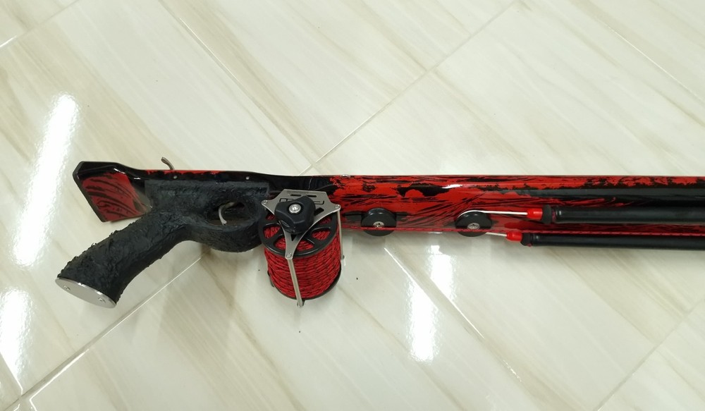 Wood Speargun Roller Seamant 105 fullpaint