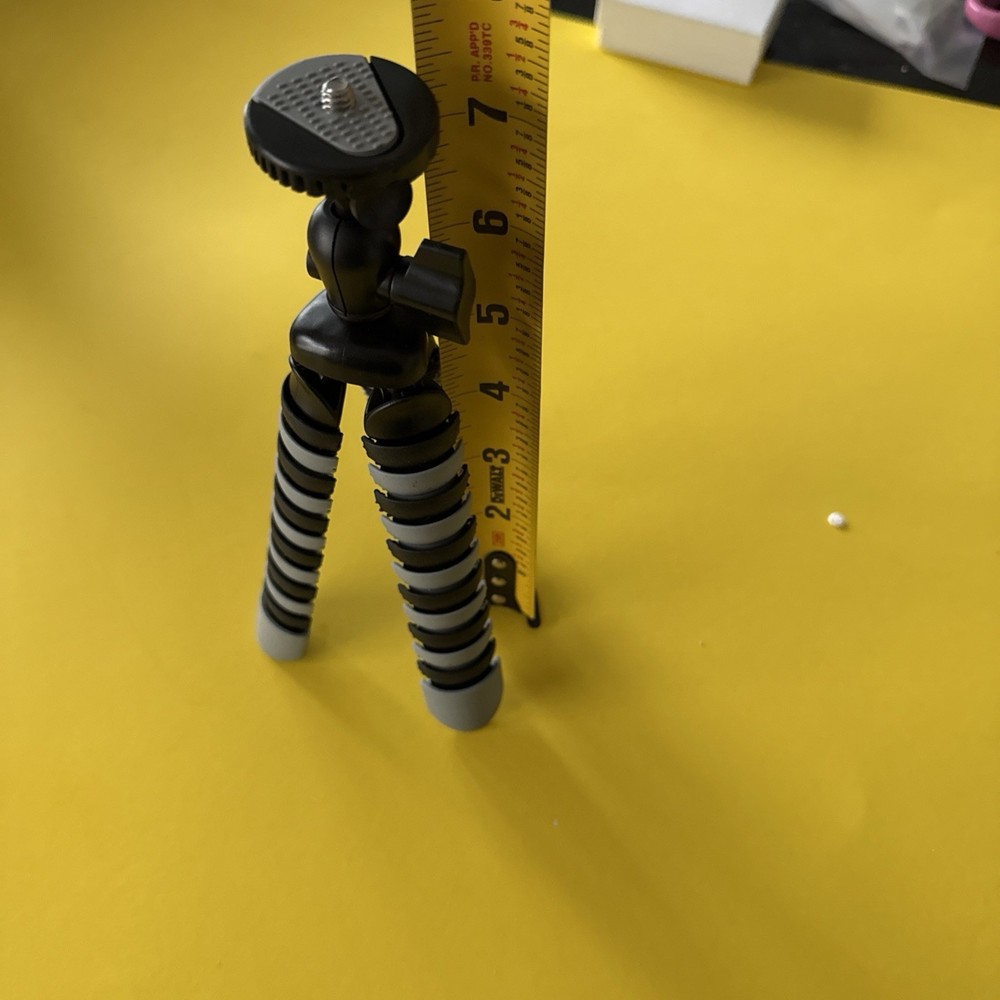 7” Mini tripod stand with adjustable legs