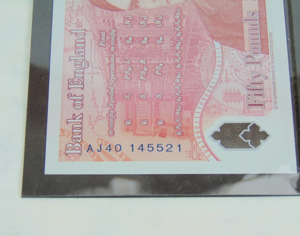KING CHARLES lll £50 Bank Note AJ40 **MINT/UNCIRCULATED**