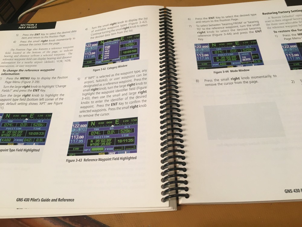 Garmin GNS 430 & GNS-430A Pilots Guide & Reference Manual