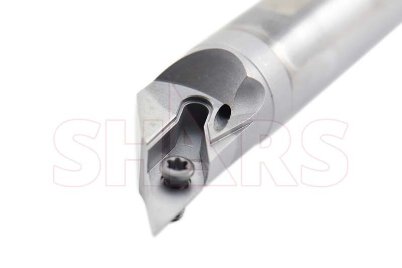 3/4" RH SVJBR Coolant Through Indexable Solid Carbide Boring Bar VBMT R]