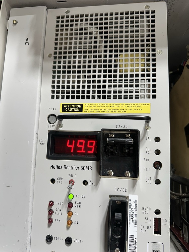 Nortel Helios NT5C07AC, MPR50 Rectifier Module - Tested