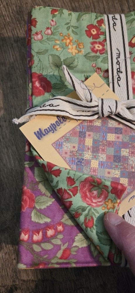 Moda Maypole Quarter Yard Bundle Plus Extra Yardage Bonus