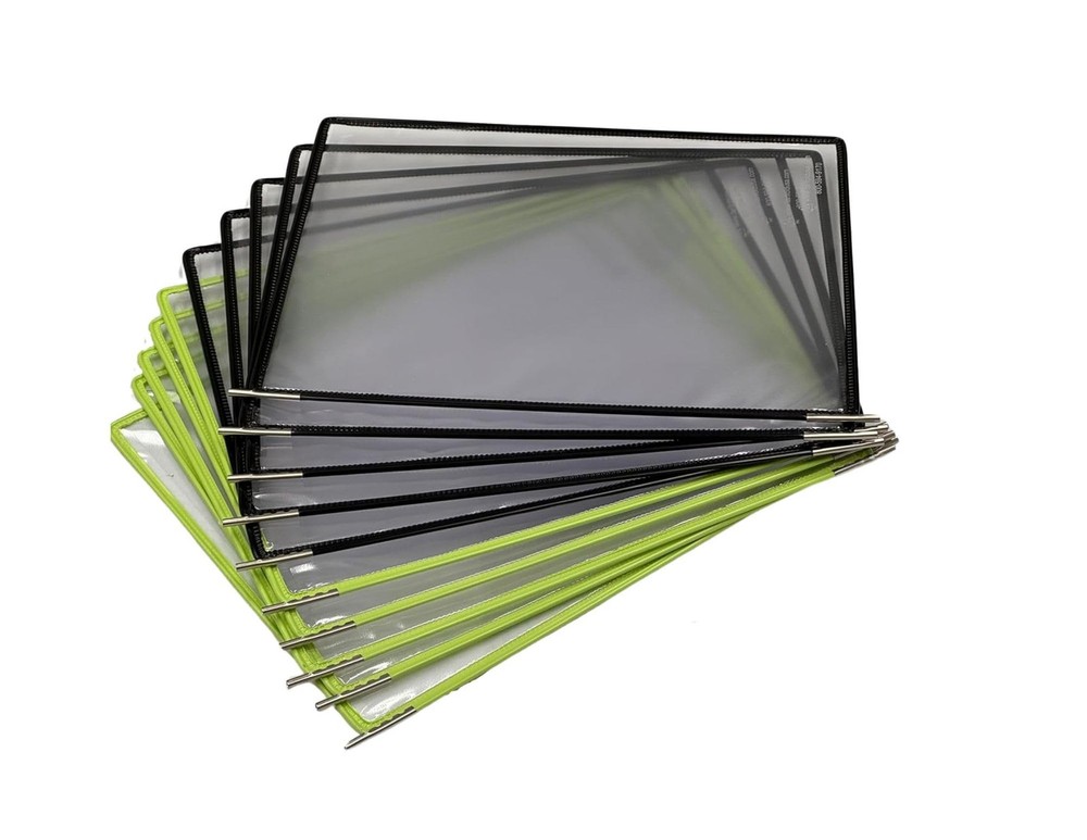 Wall Mount Reference System with 10 Double-Sided Green & Black-Framed Display...