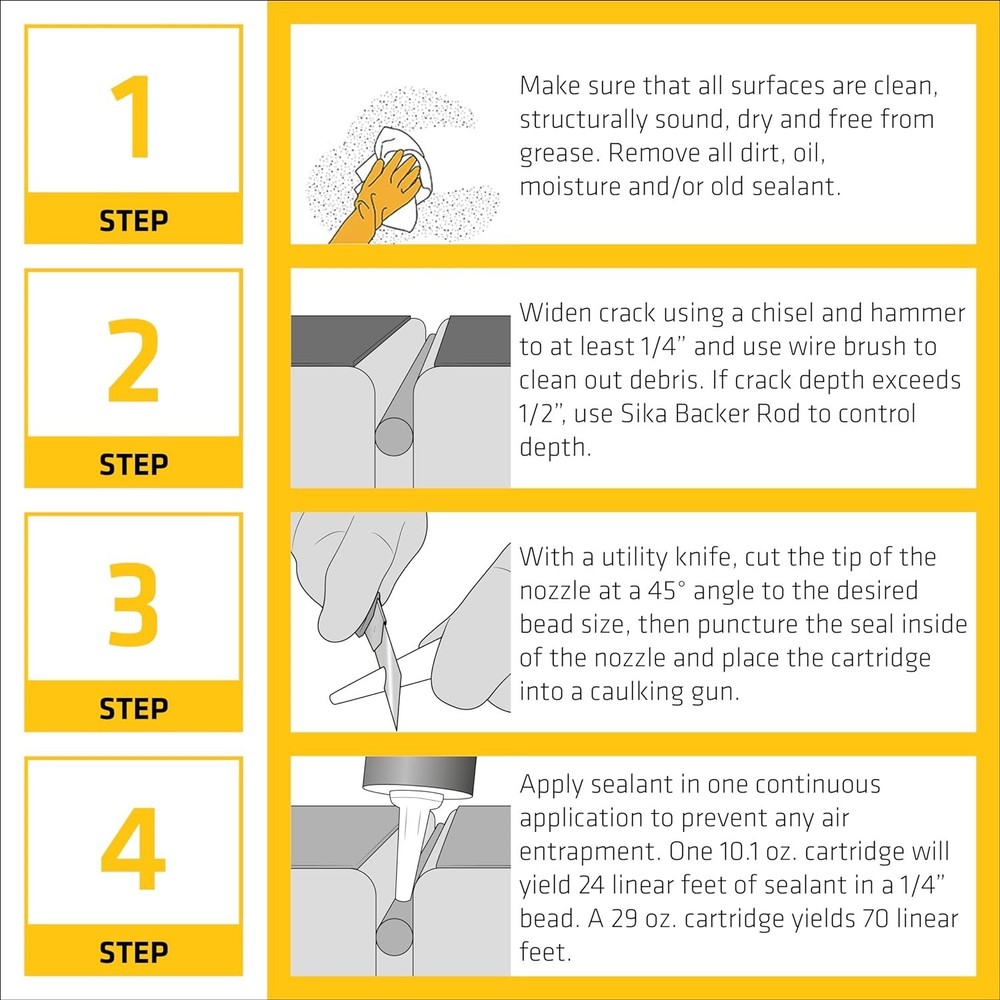 Flex Polyurethane Sealant - Easy Application, Waterproof