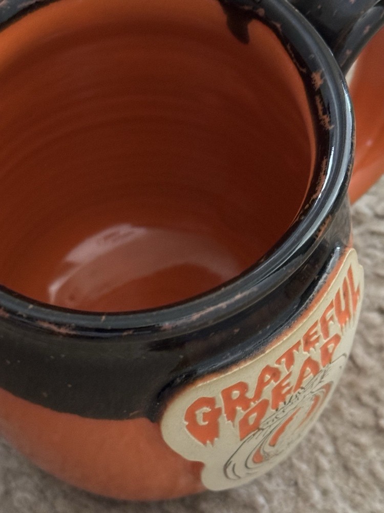 Grateful Dead SYF Pumpkin Java Taster Pottery Mug! Grateful Dead