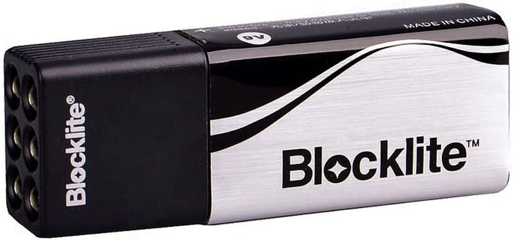 LED Flashlight Mini Flashlight Light Including 9 Volt Battery Flashlight Torch F